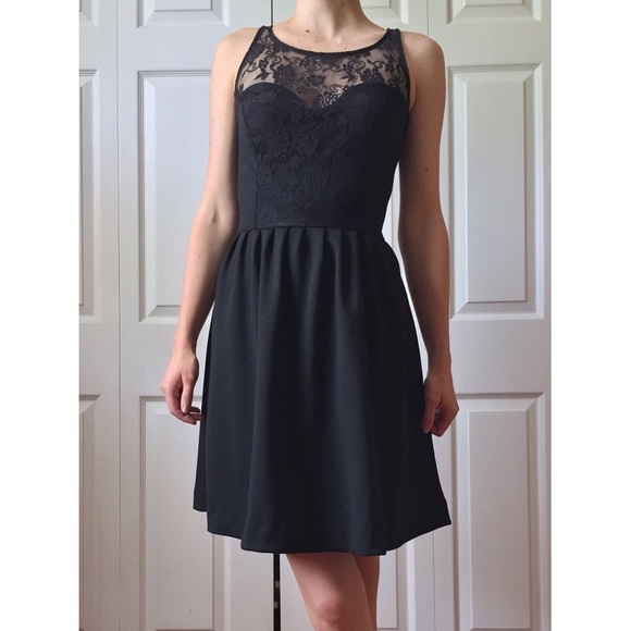lauren conrad black dress